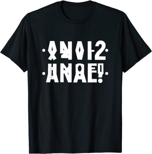 TShirt Anal Hidden Message Anal? Russian Letter 2021 Reflex