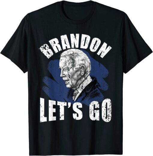 Biden Let's Go Brandon Conservative Anti Liberal US Unisex T-Shirt