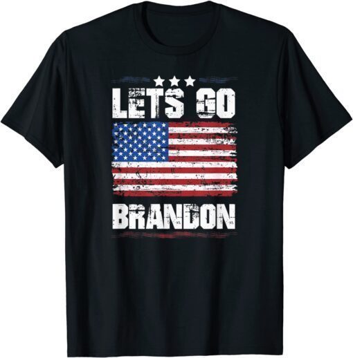 T-Shirt Anti Biden Imeach 46 ,Let's Go Brandon #FJB Chant 2021