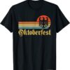 2021 Vintage Oktoberfest Men Women German Flag Beer Drinking T-Shirt
