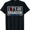 2021 FJB Chant Let's Go Brandon Joe Biden Chant Impeach Biden USA Flag T-Shirt
