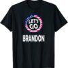 Classic Let's Go Brandon Conservative Anti Liberal US Flag T-Shirt
