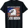 T-Shirt Let's Go Brandon Conservative Anti Liberal US Flag Eagle