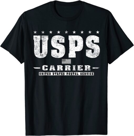 T-Shirt USPS Carrier Distressed Vintage Design