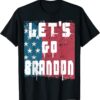 T-Shirt Vintage US Flag Let's Go Brandon Conservative Anti Liberal FJB Chant