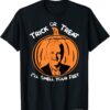 2021 Happy Halloween Christmas Joe Biden Pumpkin Funny Costume T-Shirt