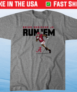 Brian Robinson Jr Run Em Apparel NIL Shirt