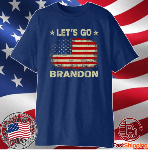 Let's Go Brandon American Flag Impeach Biden Shirt