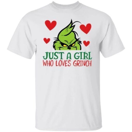 Tee Shirt Just a girl who loves Grinch