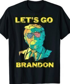 Anti Joe Biden Chant American Sunglasses Let's Go Brandon Shirt