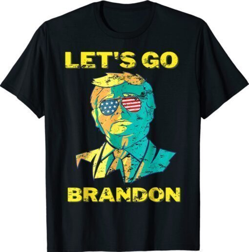 Anti Joe Biden Chant American Sunglasses Let's Go Brandon Shirt