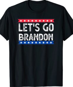 let's go Brandon Vintage Us Flag Stars Shirt