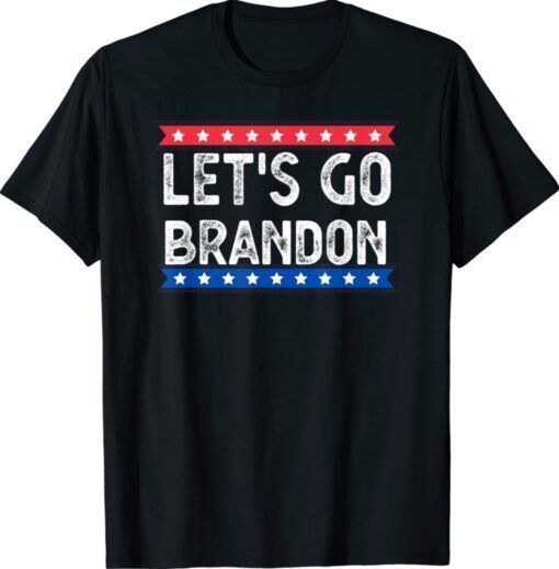 let's go Brandon Vintage Us Flag Stars Shirt