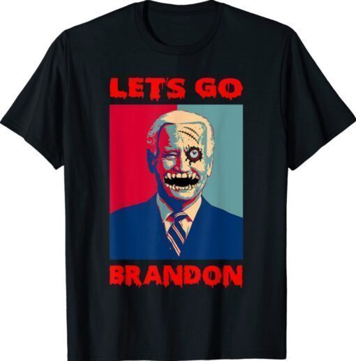 Let's Go Brandon Horror Funny Halloween Shirt