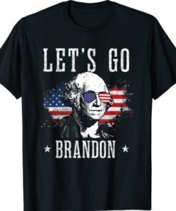 Let's Go Brandon George Washington American Flag Shirt