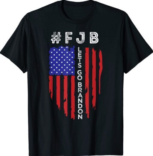 US Let's Go Brandon Anti Liberal Flag Shirt