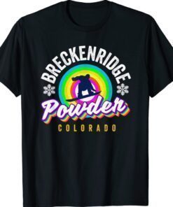 Snowboard Breckenridge Colorado Rad Breck CO Snowboarder Shirt