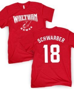Waltham Hawks Schwarber 18 Shirt