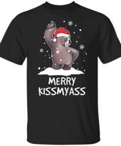 Sloth Merry Kissmyass Christmas Shirt