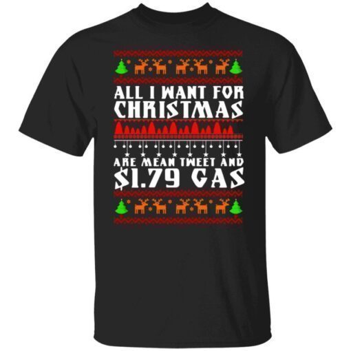 All I Want For Christmas Are Mean Tweet Shirt