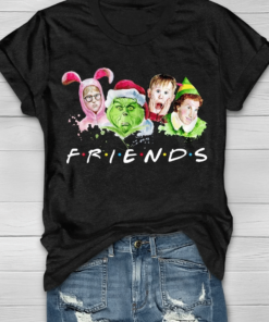 Christmas Friends Print Shirt