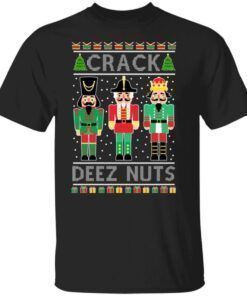 Ugly Christmas Sweater Nutcracker Crack Deez Nuts Shirt