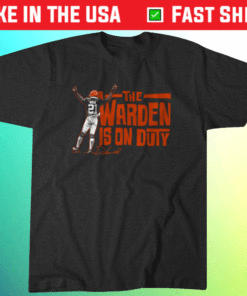 Denzel Ward Warden On Duty Shirt