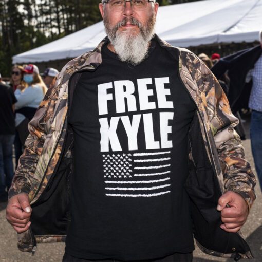 Free Kyle Rittenhouse US Flag Shirt