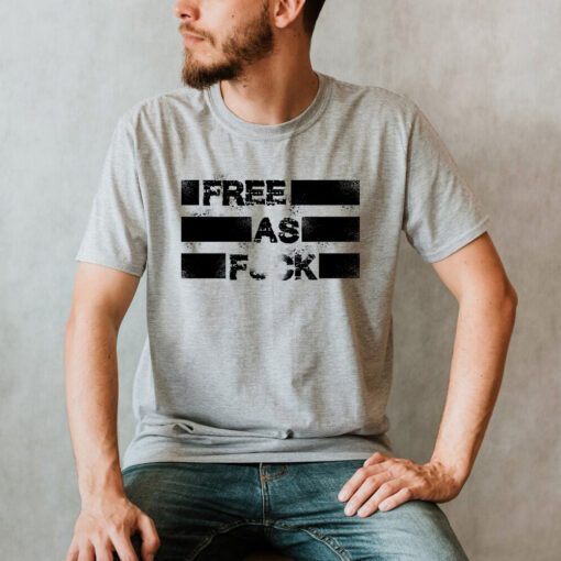 Free As Fuck T-Shirt Kyle Rittenhouse