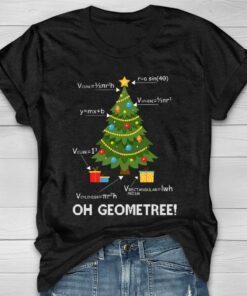 Geometry Christmas Tree Xmas Shirt