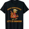 Trump Turkey Happy Thanksgiving Shirt Let's Go Brandon Shirt