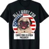 Christmas Dog Anti Joe Biden Vintage American Flag Shirt