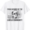 Proud Member Of The LGBFJB Community Trump American Flag Shirt