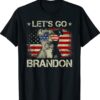 Bulldog American Flag Biden Let's Go Brandon Shirt