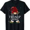 Trump Gnome Buffalo Plaid Matching Family Christmas Pajama Shirt