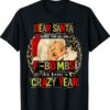 Dear Santa Sorry For All The F-Bombs It's Been A Crazy Year Shirt