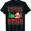 Biden Lets Go Brandon Santa Ugly Christmas Shirt