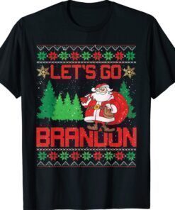 Biden Lets Go Brandon Santa Ugly Christmas Shirt