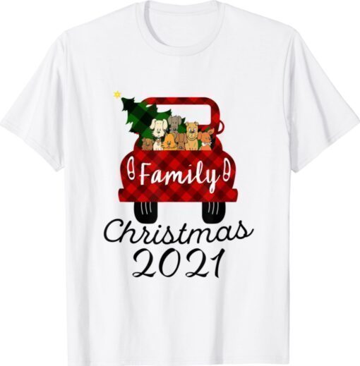 Merry Chrismas Dog and Cat Family Shirt