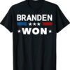 Brandon Won US Flag Funny Trendy Shirt