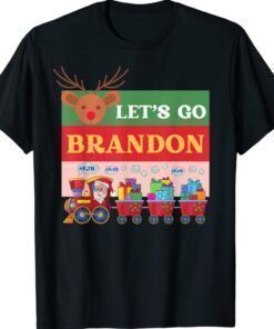 Funny Christmas Let's go Brandon Meme Chant Shirt