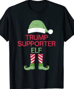 The Trump Supporter Elf Funny Family Christmas Shirt