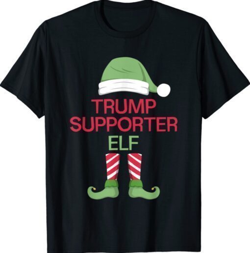 The Trump Supporter Elf Funny Family Christmas Shirt