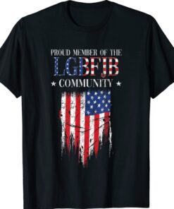 Vintage American Flag Proud Member Of The LGBFJB Community Shirt