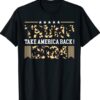 Trump Leopard Trump American Flag T-Shirt