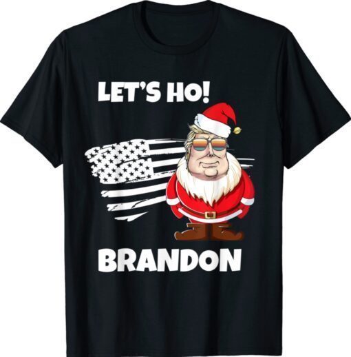 Christmas Let's Go Brandon Santa Claus Xmas Shirt