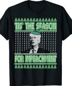 Anti Biden Ugly Christmas Sweater Impeachment Republican Shirt