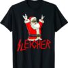 Sleigher Christmas Heavy Metal Music Funny Shirt