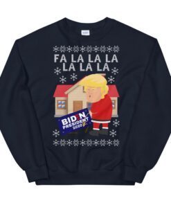 Funny Donald Trump Dissing Joe Biden Ugly Christmas Shirt