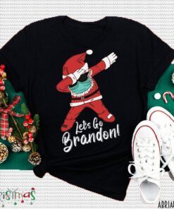 Funny Dabbing Santa Let's Go Brandon Christmas 2021 Shirt